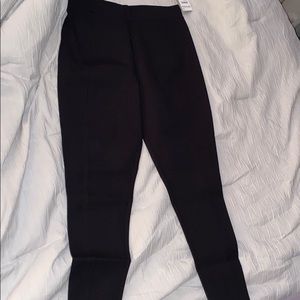 Black stretchy dressy/slack pants